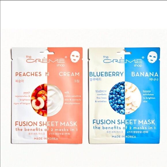 Fusion Sheet Mask Duo - Blueberry Banana Ipsy bag - Picture 1 of 8